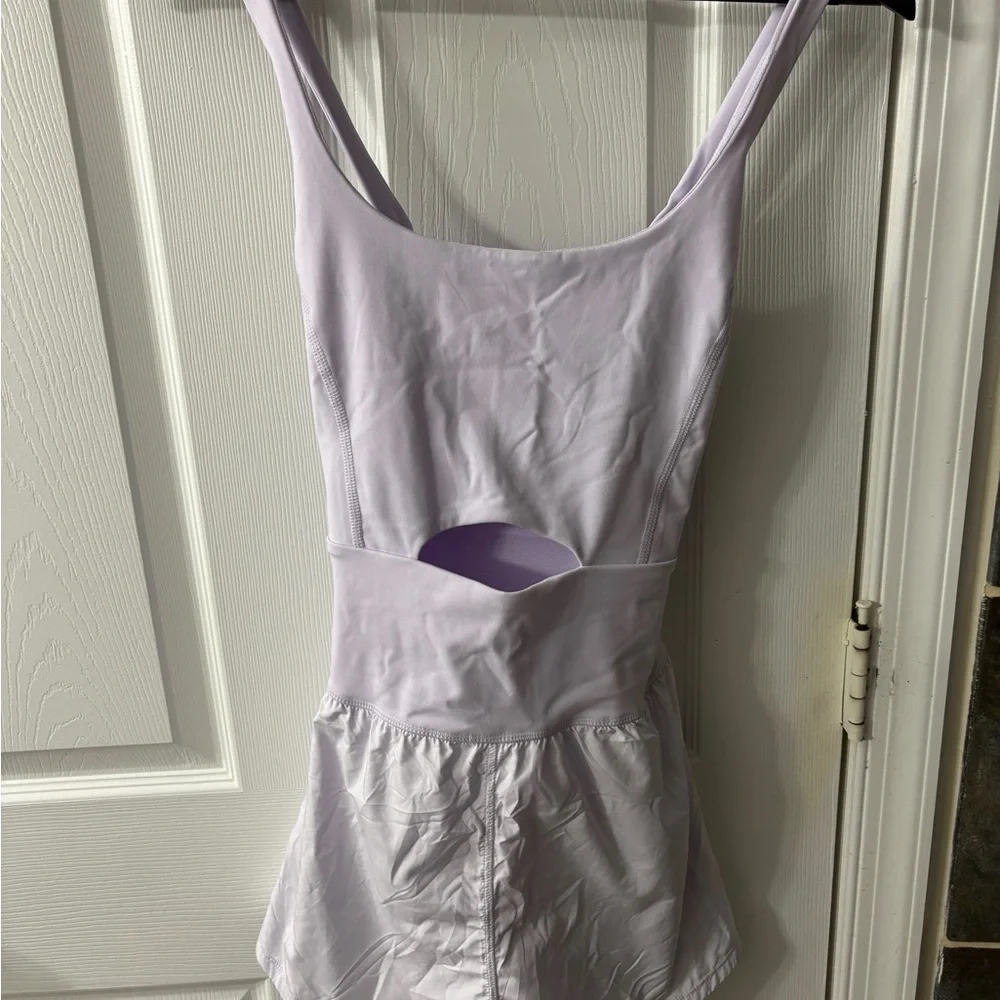 FP Movement by Free People Lavender Scoop-Neck Romper - Picture 2 of 6